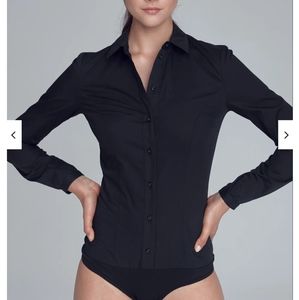 Nife sz 40 button down collared bodysuit